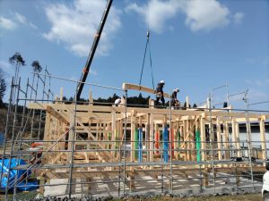伝統構法、木組み、土壁の家　構造見学会のお知らせ。